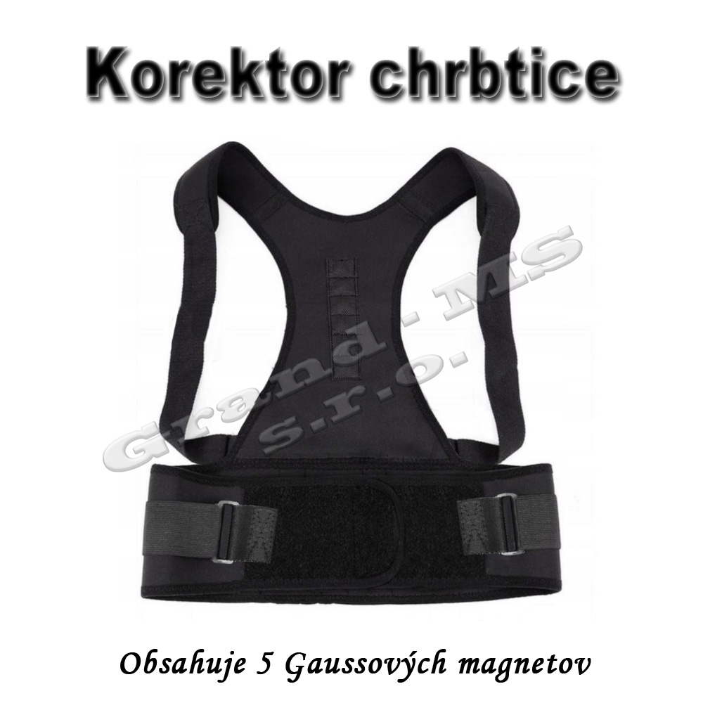 Korektor defektov chrbta s magnetom, korekčný pás pre ženy, deti i mužov 