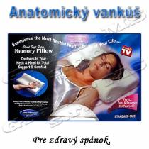 Anatomický vankúš Memory Pillow