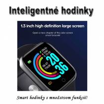 Inteligentné Smart hodinky Y68 s IP67  čierne