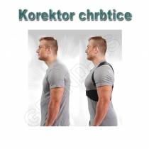 Korektor defektov chrbta s magnetom, korekčný pás pre ženyi i mužov  s nadstaviteľnou dĺžkou