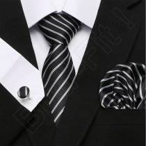Luxusná 3 dielna kravatová sada - 05