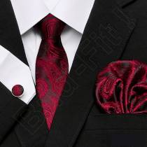Luxusná 3 dielna kravatová sada - 11
