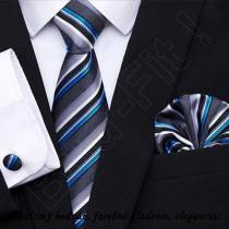 Luxusná 3 dielna kravatová sada - 04