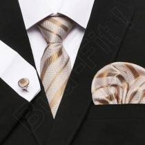 Luxusná 3 dielna kravatová sada - 08